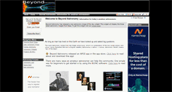 Desktop Screenshot of beyondastronomy.com