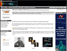 Tablet Screenshot of beyondastronomy.com